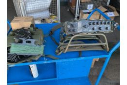 Clansman UK/RT 320 HF Transmitter Receiver c/w 2 Spare Batteries and Accessories