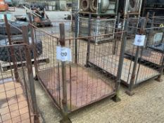 HOME OFFICE/MOD Steel Stacking Stillage W/ Removable Posts & Sides