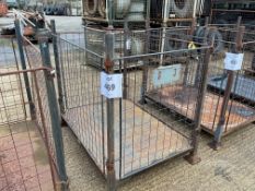 HOME OFFICE/MOD Steel Stacking Stillage W/ Removable Posts & Sides