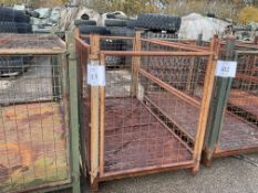 Large MoD Heavy Duty Stillage with Removable Sides and Fixed Corner posts