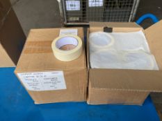 2 Boxes 48 Rolls 1.5 inch Masking Tape