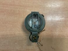 Unissued Stanley London British Army Brass Prismatic Compass, Nato Marks