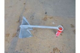 1 x Unissued Galvanised Unissued Winching Anchor