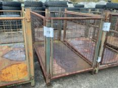 Large MoD Heavy Duty Stillage with Removable Sides and Fixed Corner posts