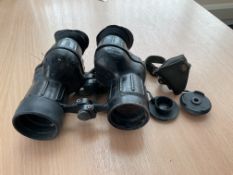 x1 Pair of Avimo British Army Falklands War Issue L12 A1 7x42 Self Focusing Binos