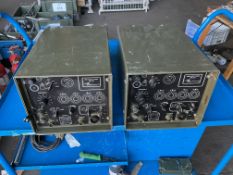 2 x Clansman RT321 HF Training Transmitter Receiver, Ideal for Vehicle etc