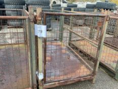 Large MoD Heavy Duty Stillage with Removable Sides and Fixed Corner posts