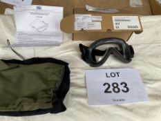 NEW UNISSUED CAMLOCK ANTI MIST PARACHUTING GOGGLES SAS ISSUE ORIGINAL PACKING FROM MOD
