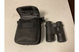 PYSOR E8 X 42 Last British Army Binos Nato Marks in Case