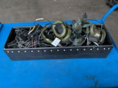 12 x Clansman Headsets and Handsets