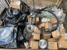 1 x Stillage of New Unissued Military Vehicle Spares, CET, GKN lights, Control Cables, Bearings etc