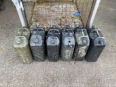 6 x 20L British Army Water Cans