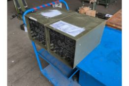 2x Clansman RT321 HF Training Transmitter Receiver, Ideal for Vehicle etc