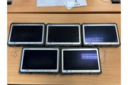 5 x PANASONIC TOUGHBOOK CF-D1 with a wall charger, Vehicle dock & DC Adapter from UK Fire and Rescue