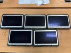 5 x PANASONIC TOUGHBOOK CF-D1 with a wall charger, Vehicle dock & DC Adapter from UK Fire and Rescue