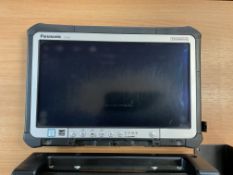 PANASONIC TOUGHBOOK CF-D1 with a wall charger, Vehicle dock & DC Adapter from UK Fire and Rescue