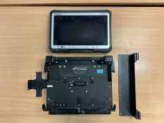 PANASONIC TOUGHBOOK CF-D1 with a wall charger, Vehicle dock & DC Adapter from UK Fire and Rescue