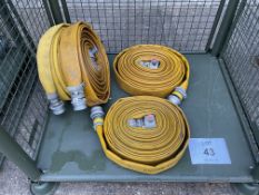 4 x 52mm Angus Duraline Hoses direct from a UK Fire & Rescue Service.