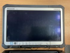 PANASONIC TOUGHBOOK CF-D1 with a wall charger, Vehicle dock & DC Adapter from UK Fire and Rescue