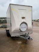 2010 Bateson 2 Axle Box Trailer.