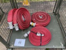4 x 51mm Angus Duraline Hoses from Uk Fire & Rescue Service.
