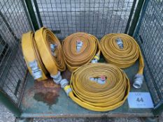 5 x 64mm Angus Duraline Hoses direct from a UK Fire & Rescue Service.