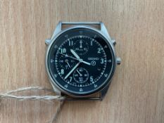 Seiko Gen 2, with Date, RAF Pilots/Navigator Chrono Issue, Nato Marks, Date 1994