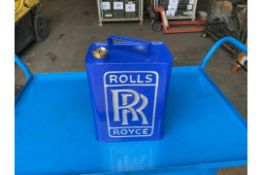 New Hand Painted Rolls Royce 1 Gall Fuel/Oil Can with Brass Cap
