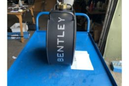 BENTLEY CARS HAND PAINTED NEW UNUSED 1 GALL OIL FUEL CAN WITH BRASS CAP