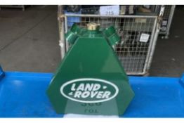 Unusual Land Rover 1gall Fuel/ Oil Can With Brass Cap Unused