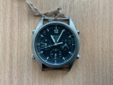 Seiko Gen 1 Pilots Chrono RAF Harrier Force Issue, Nato Marks, Date 1988