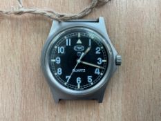 Rare CWC 0552 Royal Marines/Navy Service Watch, Nato Marks, Date 1990 Gulf War 1