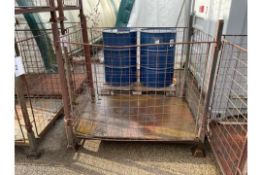 You are bidding on a Steel Stacking Stillage W/ Removable Posts & Sides.