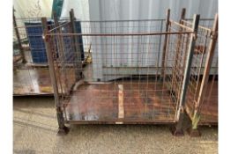 You are bidding on a Steel Stacking Stillage W/ Removable Posts & Sides.