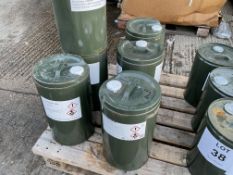 3 x 25 Litre Drums OX 40 HYRAULIC OIL , from MoD Reserve Stocks