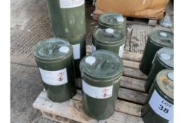 3 x 25 Litre Drums OX 40, HYRAULIC OIL from MoD Reserve Stocks