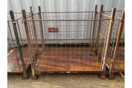 Steel Stacking Stillage W/ Removable Posts & Sides.