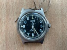 CWC W10 British Army Service Watch, Water Resistant to 5 ATM, Nato Marks, Date 2005