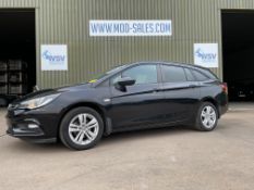 2018 Vauxhall Astra Estate Tourer 1.6 CDTI 16v 110 Design, 57071 miles, recently released from MOD.