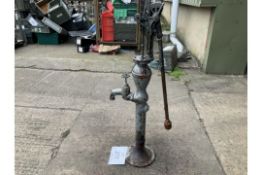 LOVELY ANTIQUE CAST IRON WATER PUMP