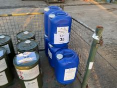 5 x 25 litre Drums of AL-36 Antifeeze from MOD Reserve Stocks