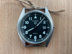 Pulsar British Army Service Watch, Nato Marks, Date 2001, Winder Missing