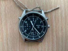 Seiko Gen 2 with Date, RAF Pilots/Navigator Chrono Issue, Nato Marks, Date 1995