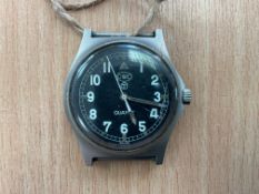 Rare CWC W10 Fat Boy British Army Service Watch, Nato Marks, Date 1984