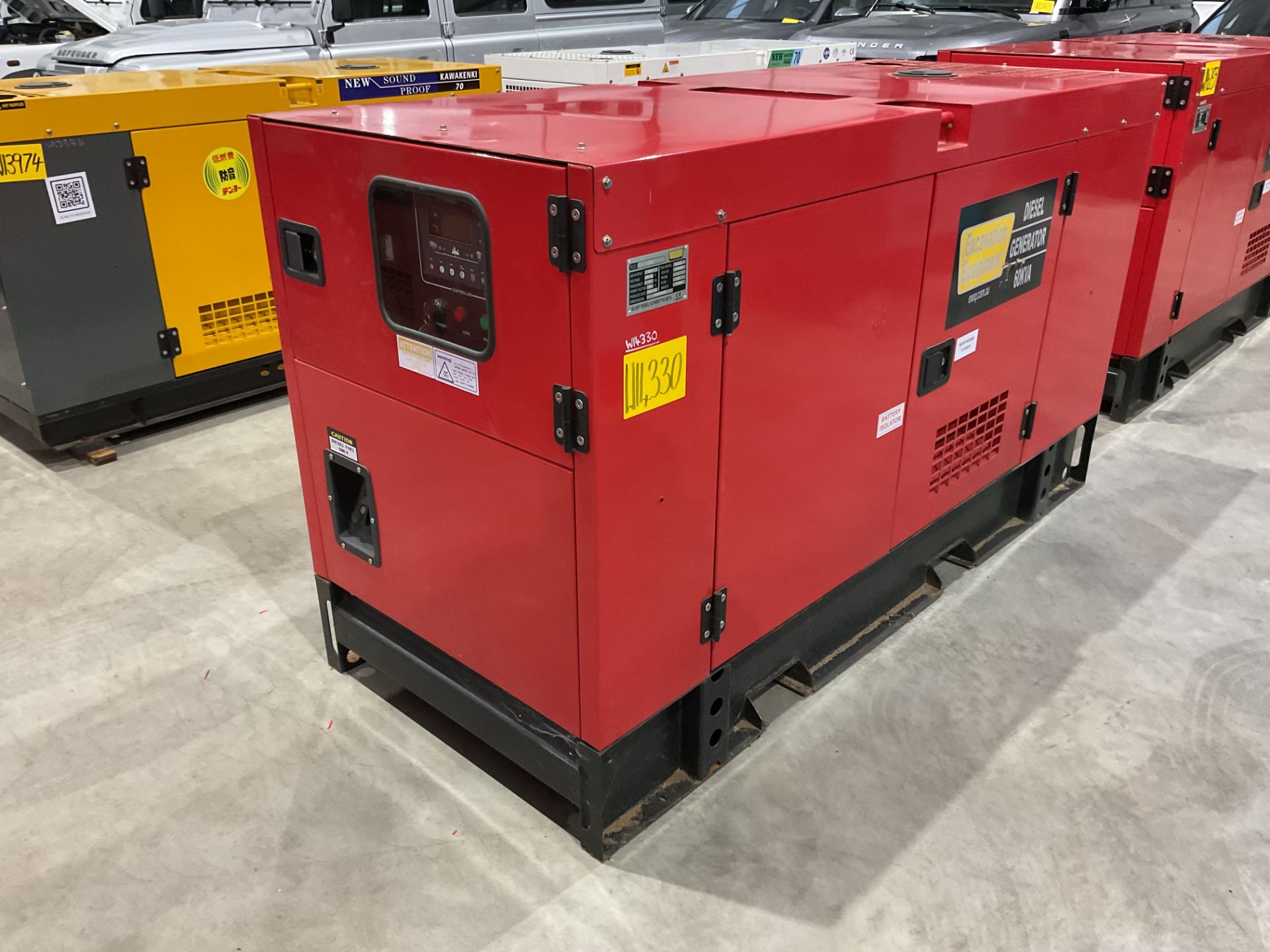 New Unissued 2023 GF 3 -60 60 KVA Diesel Generator 400/230 Volt 50 CPS 3 Phase and Single Phase. - Image 3 of 17