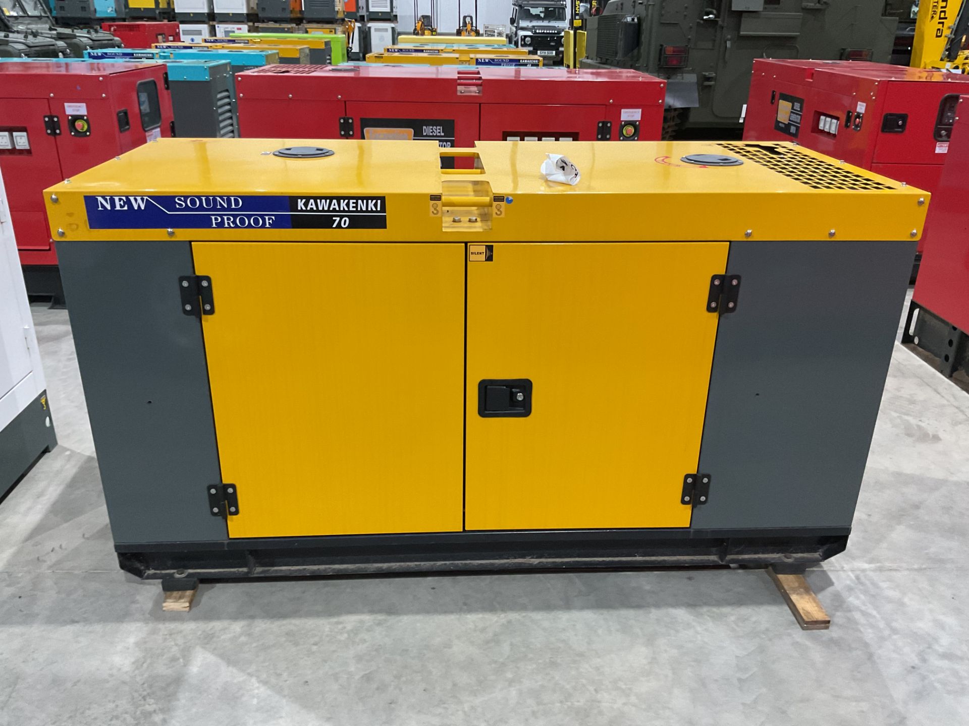 2023 New Unused 70 KVA Silent Diesel Generator - 3 Phase 230 / 400V - Image 4 of 16
