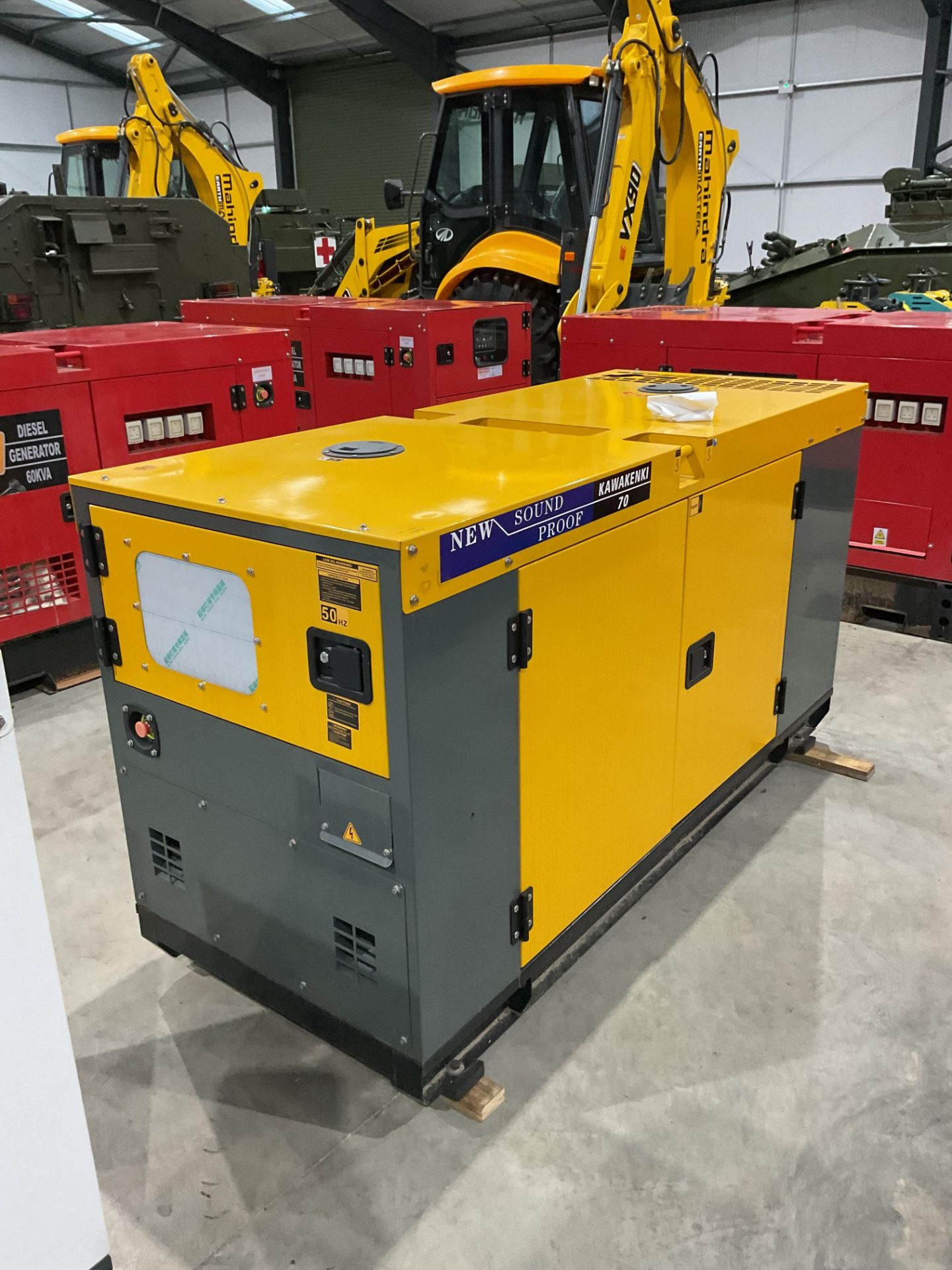 2023 New Unused 70 KVA Silent Diesel Generator - 3 Phase 230 / 400V - Image 3 of 16