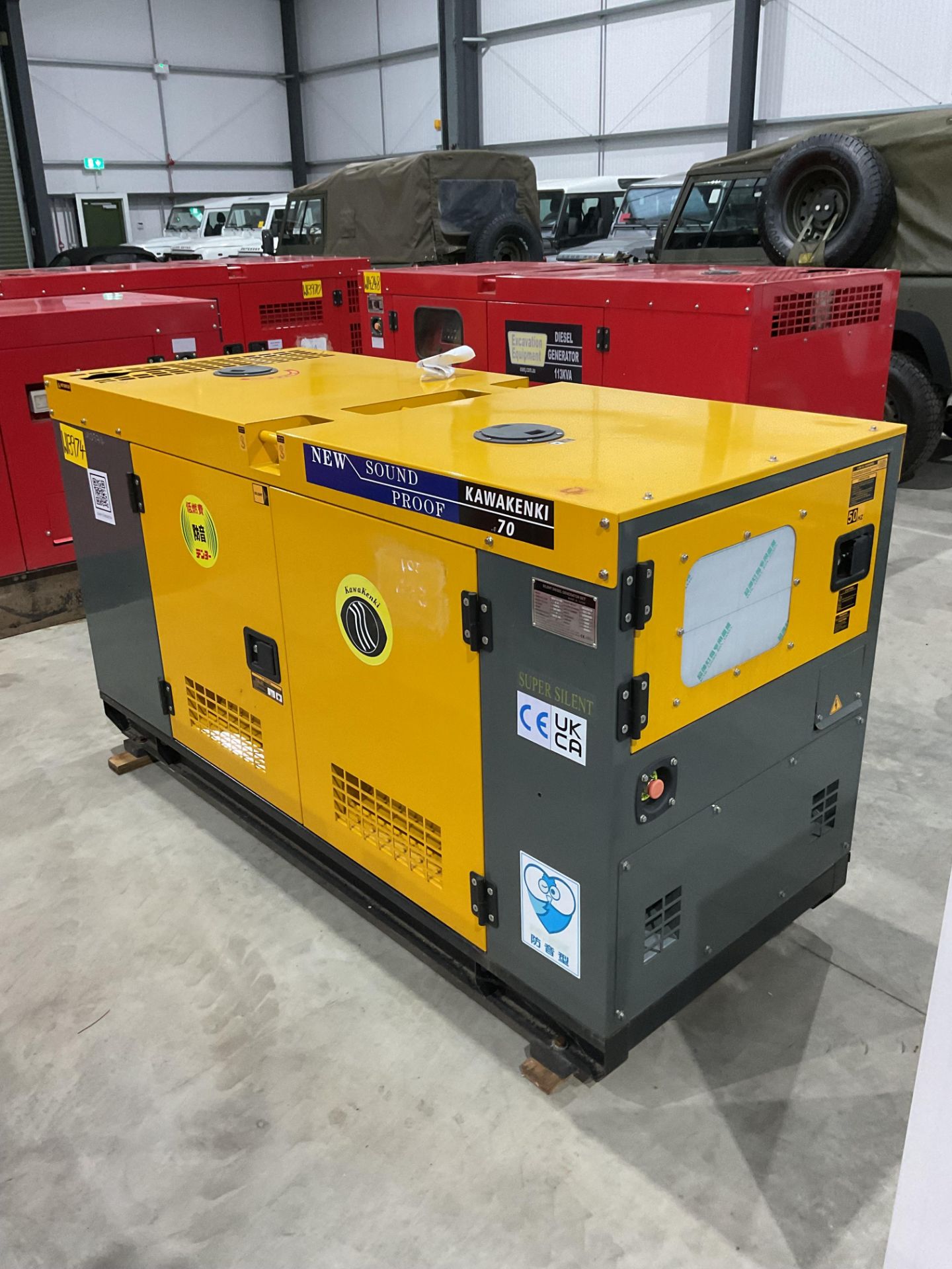 2023 New Unused 70 KVA Silent Diesel Generator - 3 Phase 230 / 400V - Image 2 of 16