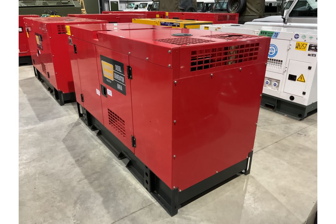 New Unissued 2023 GF 3 -60 60 KVA Diesel Generator 400/230 Volt 50 CPS 3 Phase and Single Phase. - Image 1 of 18