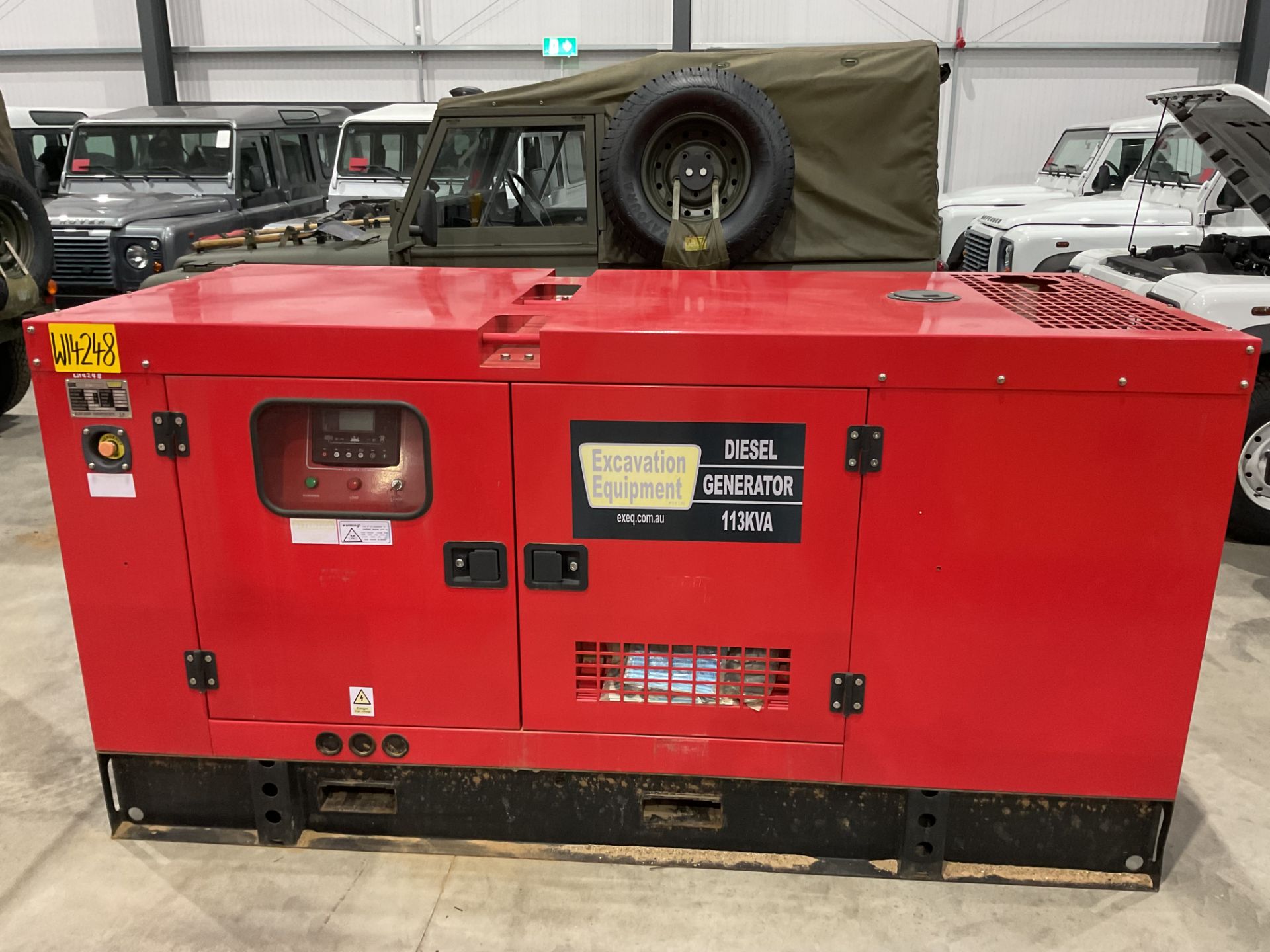 New Unissued 2023 GF 3 -120 113 KVA Diesel Generator 400/230 Volt 50 CPS 3 Phase and Single Phase. - Image 8 of 20